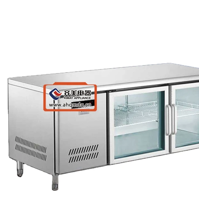 
 12RL-B quick freezing dispaly showcase cabinet used in kitchen and cookroom (stainless steel material)  