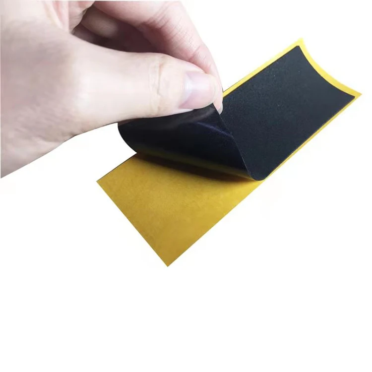 Custom Made Neoprene Adhesive Fingerboard Foam Tape 36*110mm Black Color