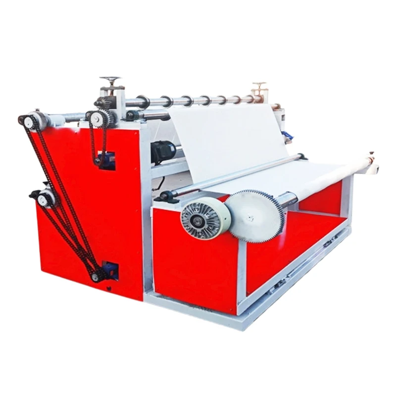 Meltblown cloth slitting and rewinding machine/rewinder machine paper roll