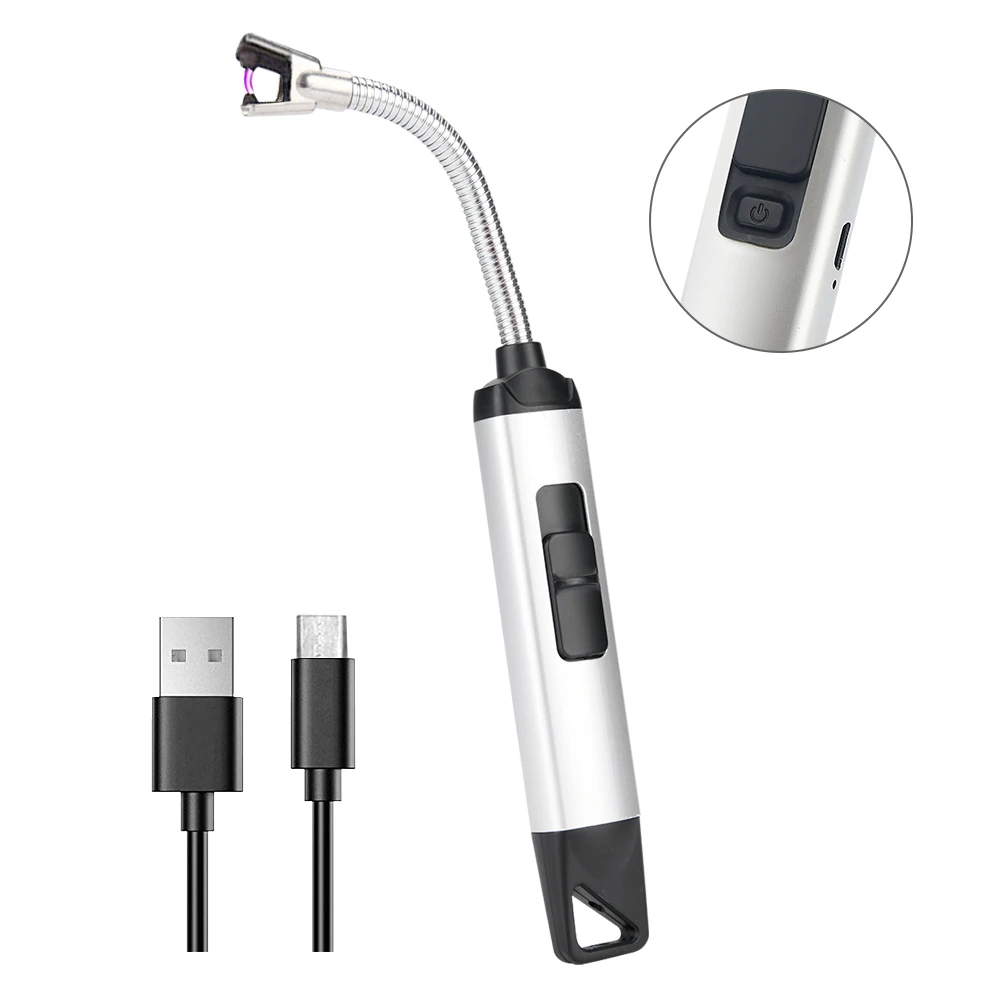 Best Selling Eco-Friendly USB Long Stick Plasma BBQ Lighter electric candle arc lighter