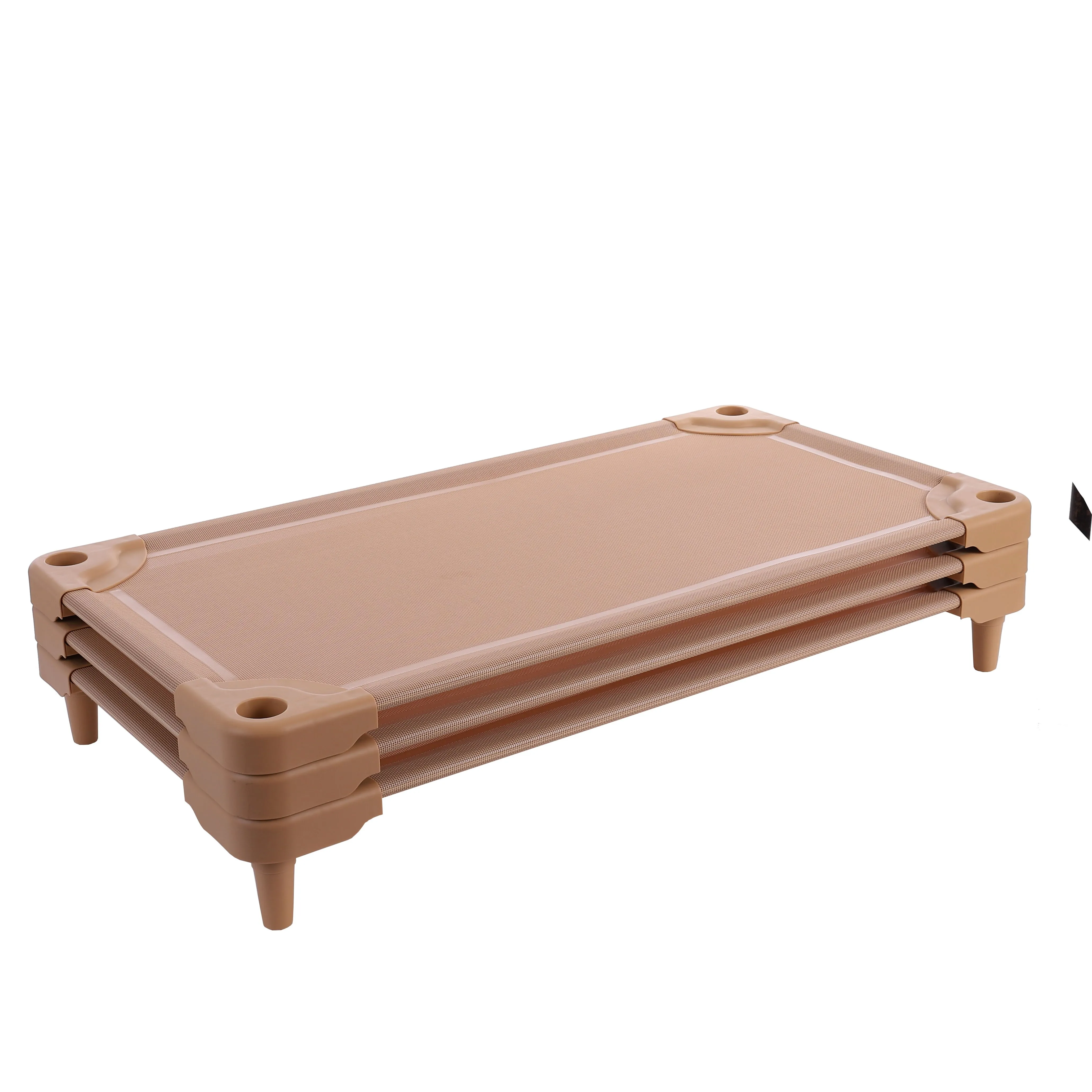 Factory Supplier Easy to Carry Plastic Nursery Daycare Cots for Sale