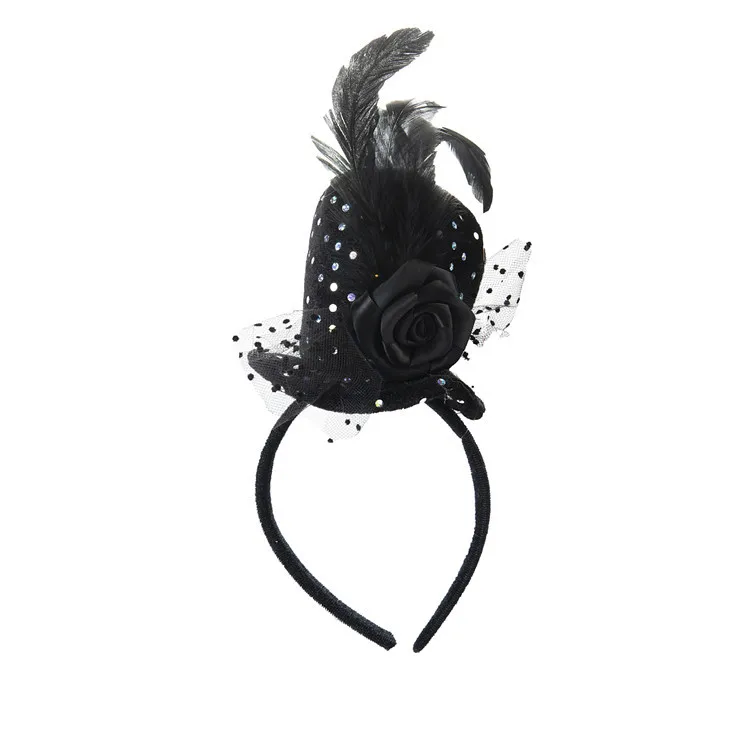 Головной убор Crazy Night Witch головная повязка костюм косплей платье аксессуары для волос украшения Хэллоуина и