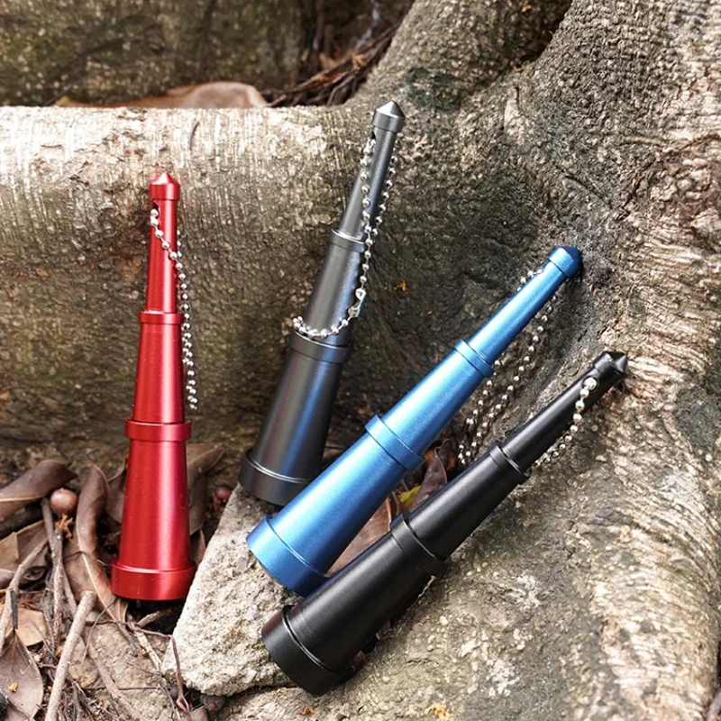 Aluminum Alloy Mini Baseball Bat Key Pendant Portable Carving Knife Outdoor Self-Defense Letter Opening Small Tea Knife