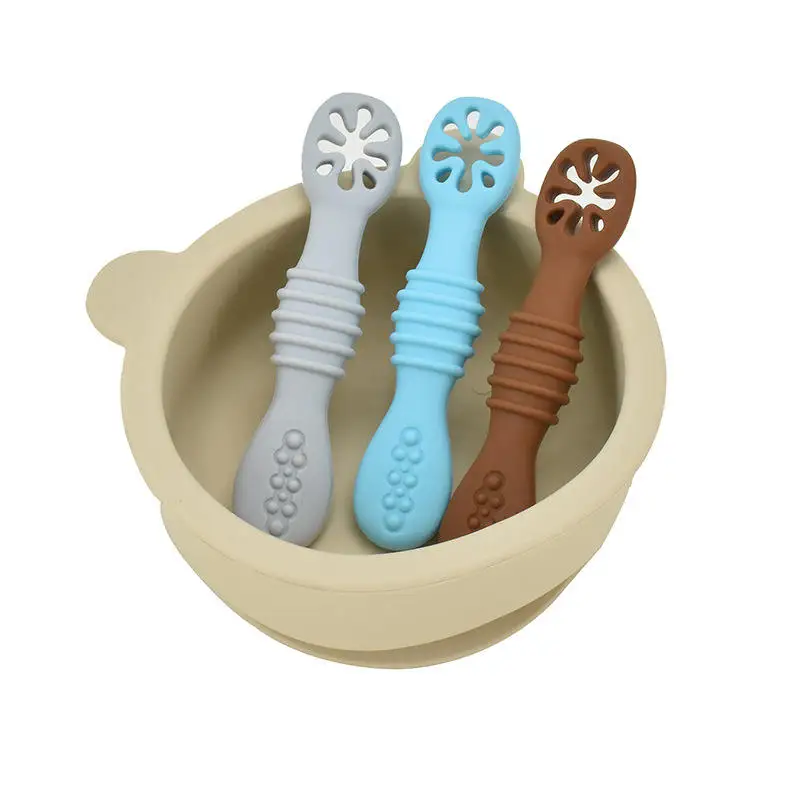 Limited-time promotion silicone cooking spoon baby eating spoon food grade liquid silicone