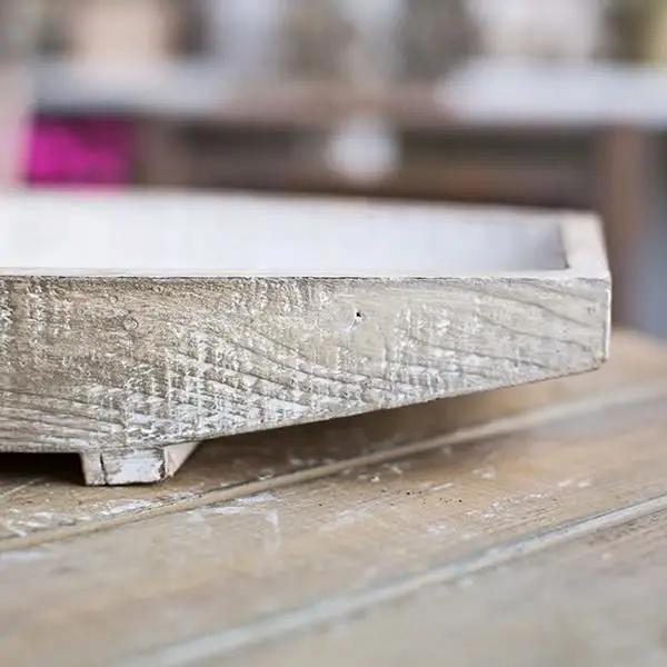 
solid wood boat shape wooden garden planter flower pot 