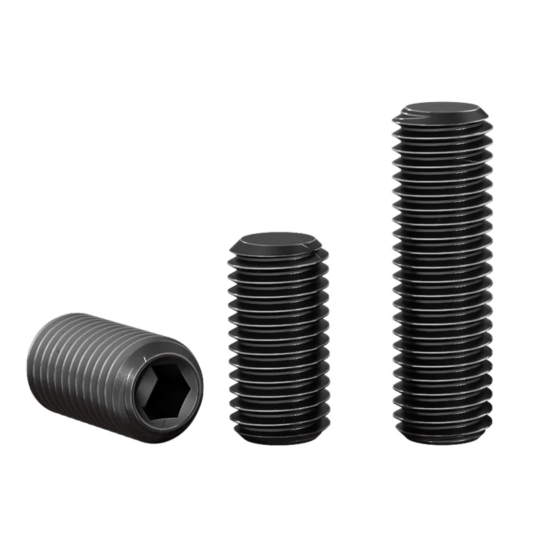 Blind Headless  Point Hexagon Socket Grub Set Screw Nickel Plated  Hex  Head  DIN913 12.9 carbon steel  304 Stainless Steel