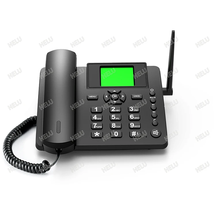 Telephone set FM Radio sim card 3g desk phone