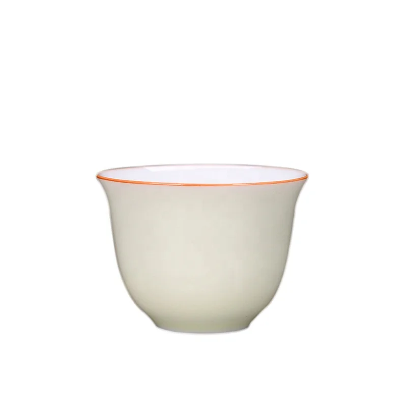 
Mug Ceramic Small Cup Creative High White Porcelain Tea Cup Individual Single Cup Logo Customized 