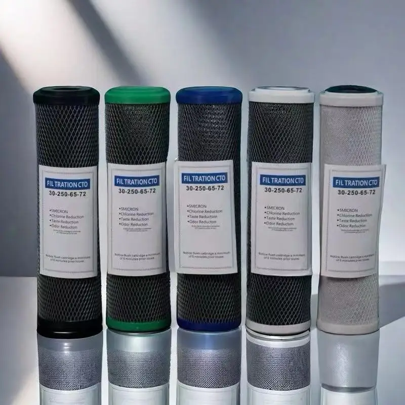 RoHS Certified CTO 10inch 1micron Water Filter Cartridge and Carbon Block Replacement for Home and Hotel Sink Filters