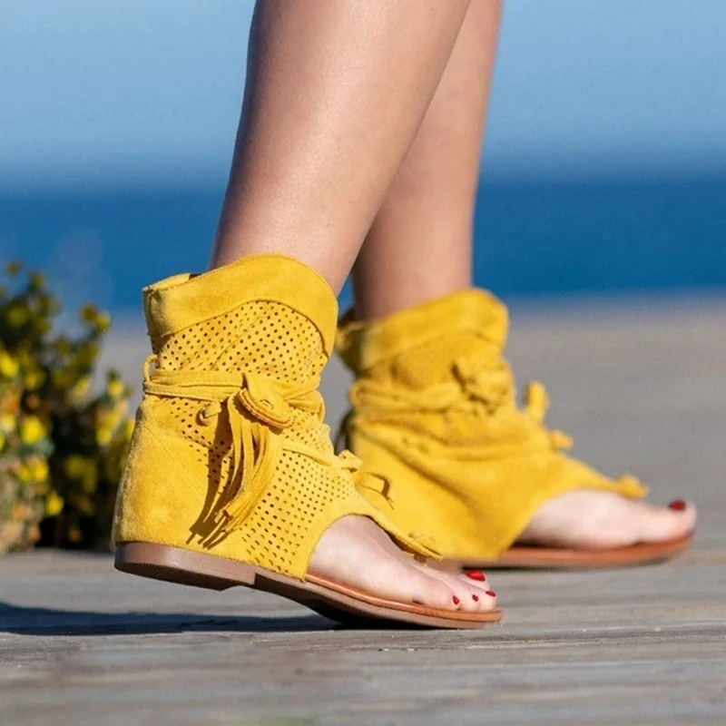New Ladies Slippers Outdoor High-Top Fashion Trend Open Toe Breathable Flip-Flops Summer Ladies Sandals