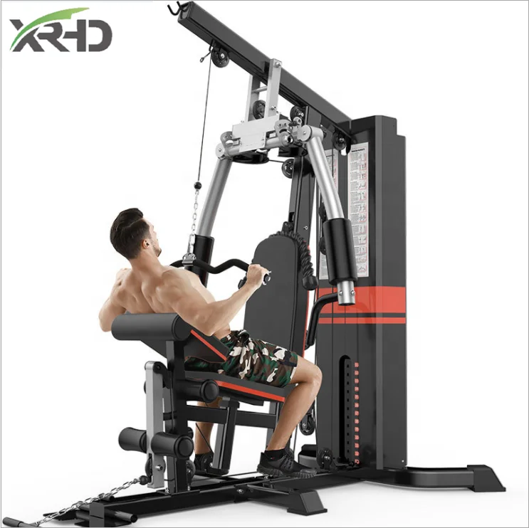 Gym multi-functional single position rack commercial multigym fitness equipment