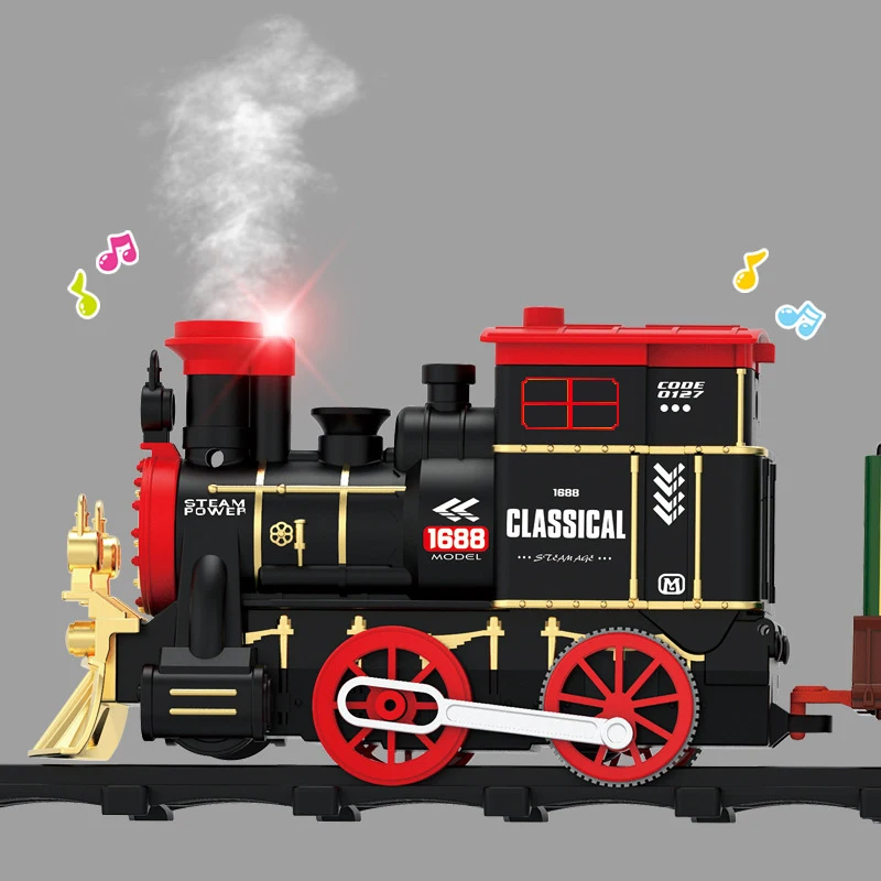Classical Toy Train Plastic Rail Toy, Train Railway Toy, Toy Train Set