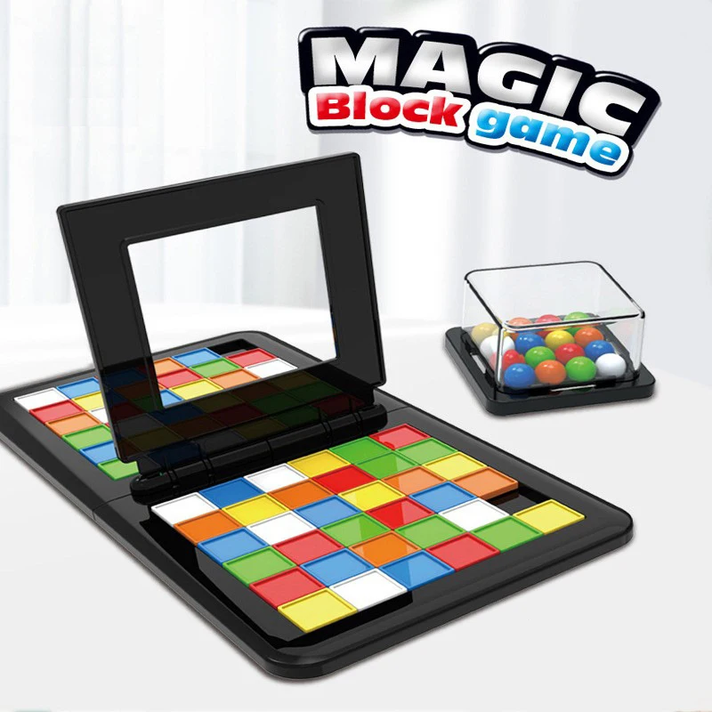HOT SALES MAGIC PUZZLE BLOCK GAME FOR KIDS FUN PARTY INTELLIGENT GAMES