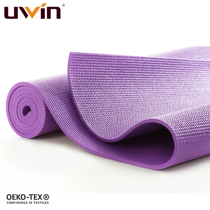 UWIN Gym Sports Training Durable Anti Tear Anti Slip Cushion 100% Latex Free Eco Friendly Custom Logo PVC Yoga Mat