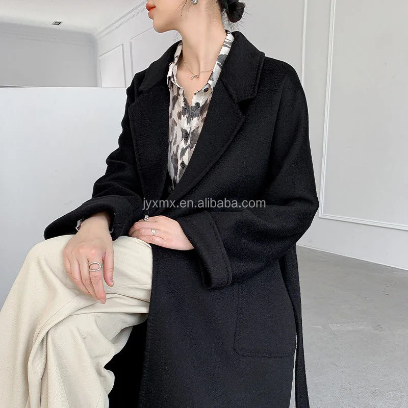 fabricDouble-sided cloth supports customization 80% wool 12% polyester 8% graphene  mens casual winter wool High quality fabric