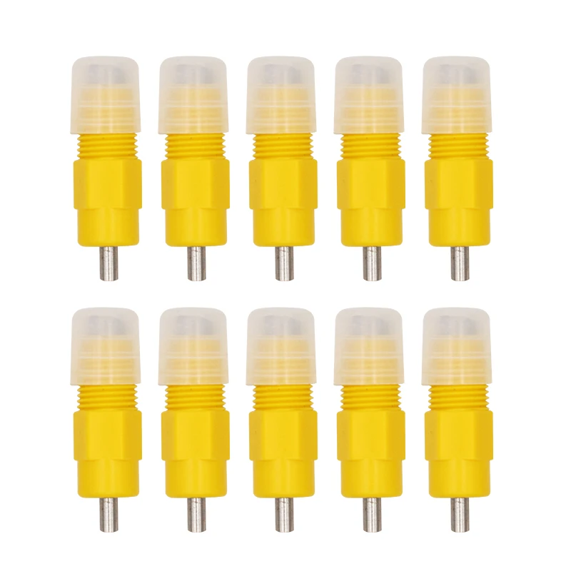 Automatic Stainless Steel Chicken Nipple Drinker Square Pipe Poultry Water Drinking Tools Coop Drinking Water System