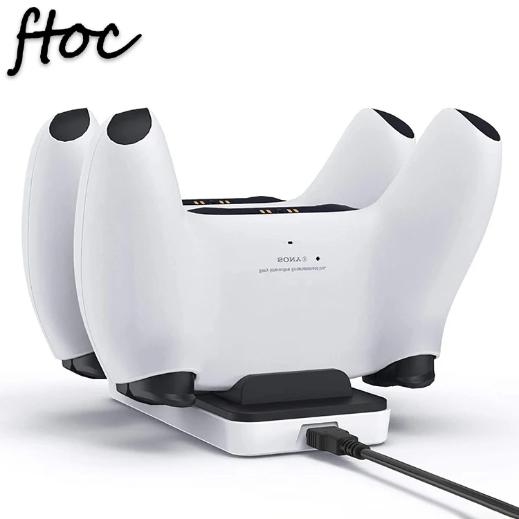 Controller Dual Port Charging Dock Stand Ps5 Controller Fast Charger For Sony Ps5 Game Joystick Charging Stand & Holder