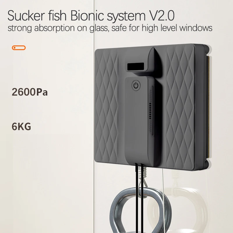 Strong Weight Bearing Prevent Falls 50ml Water tank Automatic Water Spray Window cleaning robot For Home