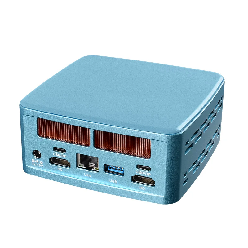 OEM Intel 12th Gen Core i3 i5 i7-1360P X86 Mini Pc Computer Dual Lan 2*HDMI2.1 RS232 DDR5 Linux Nuc Gaming Mini PC