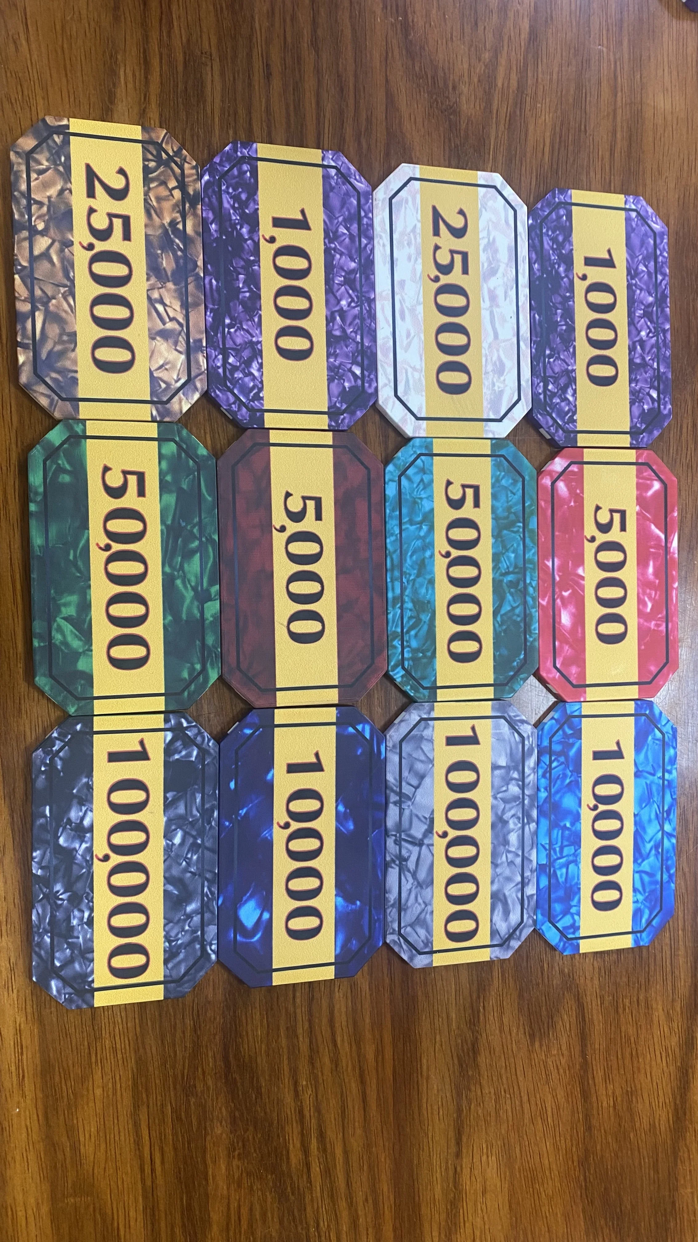 10g 40MM Ceramic Poker Chips Casino Chip