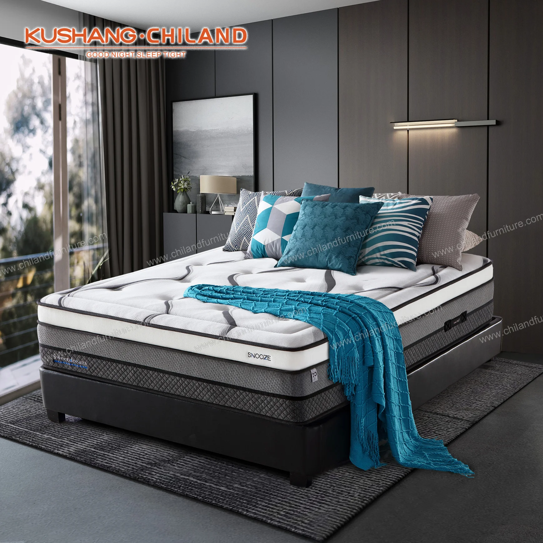 Good Quality Wholesale Custom Sleepwell Memory Natural Latex Foam Mattress