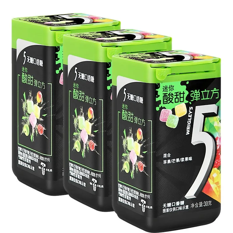 China Hot Selling Chewing Gum Mixed Flavor 40g Sugar Free Chewing Gum
