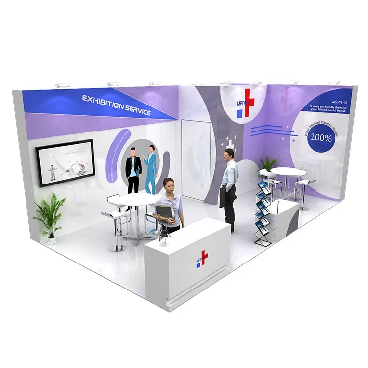 IZEXPO 30 минут быстрой сборки 3*7 м выставочный стенд и модульный портативный