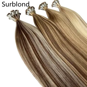 
Top Grade 12A Stock Fast Delivery Handtied Weft Extensions 