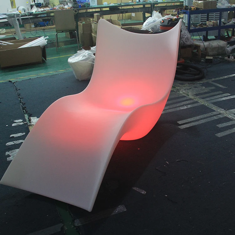 Удобный Диван светодиодный пляжный стул Прямая поставка с завода светящийся освещенный для