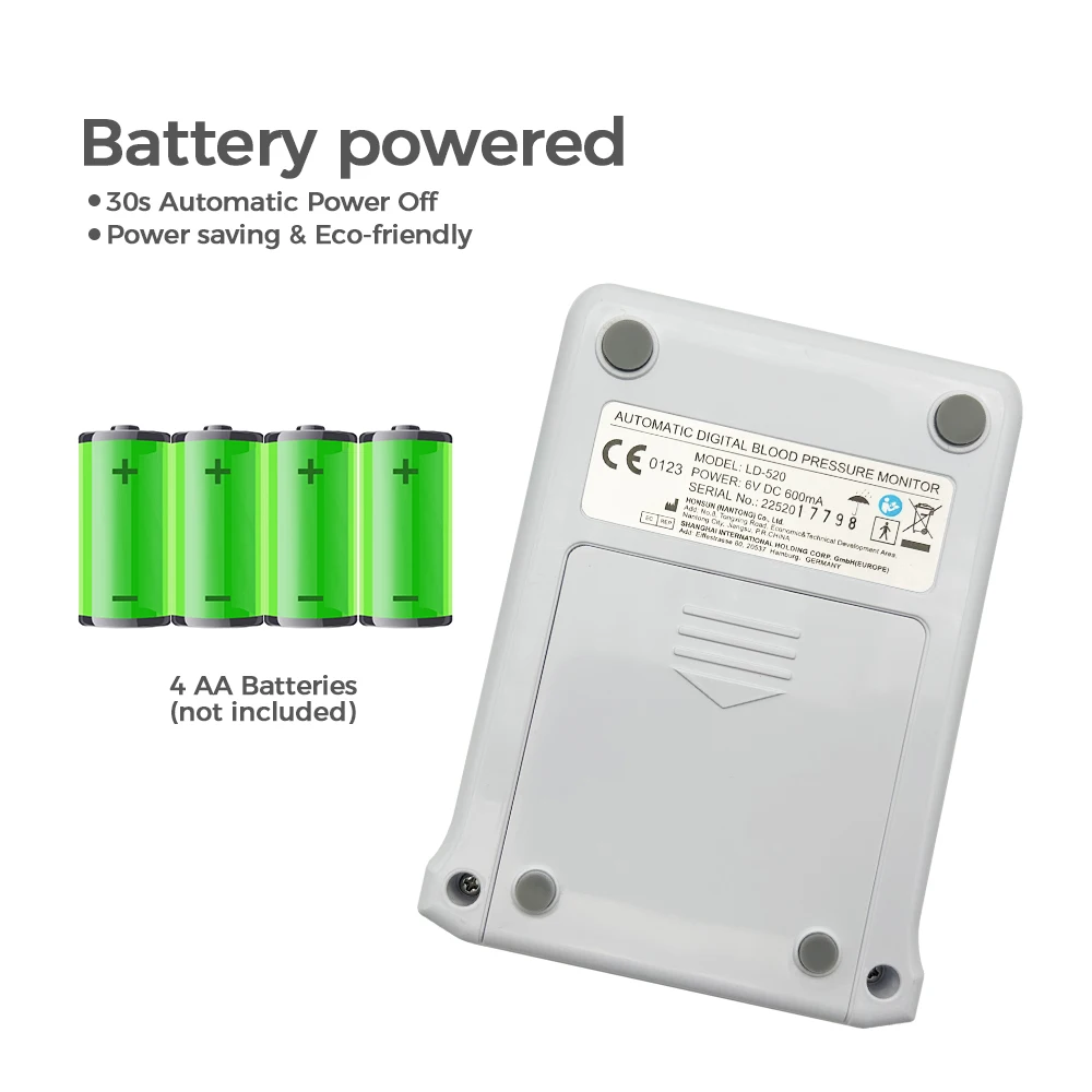 BP Apparatus Digital Blood Pessure Monitor Electronic Arm Tensiometer for home use