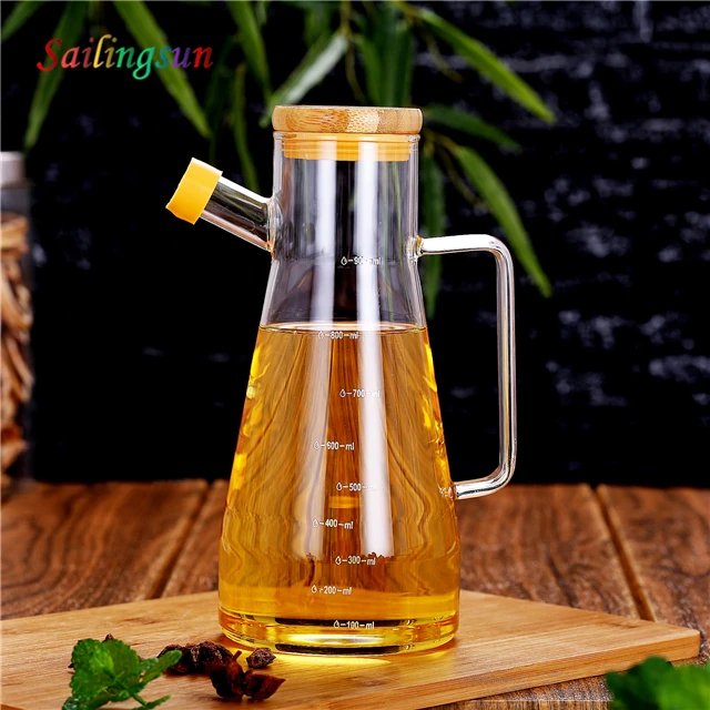  classical various capacity with stoper clear pyrex thermo glass vinegar soy sauce