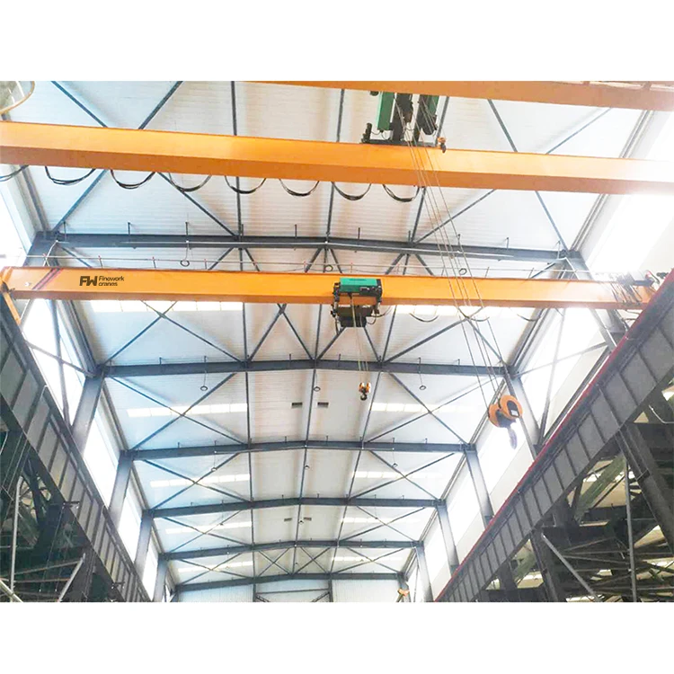 Low price 2ton 3.2 ton bridge overhead crane euro style single girder overhead crane