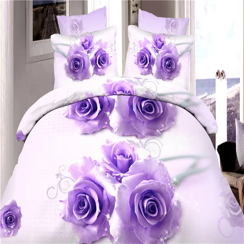 3d printing four piece suit wish cross-border foreign trade e-commerce four piece bedding set