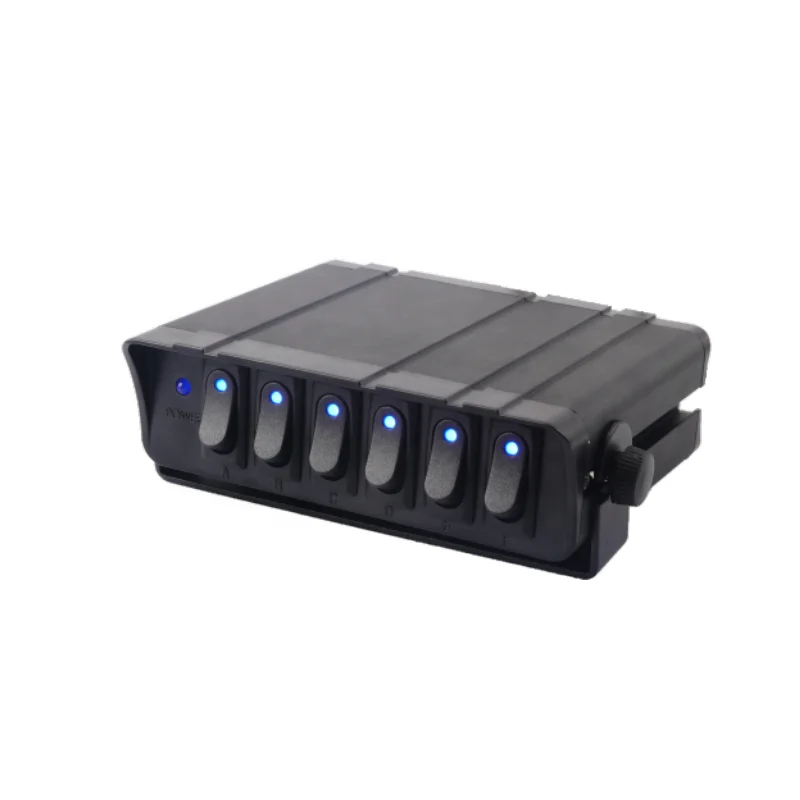 Universal 8 Gang LED Touch Switch Panel Control System 12V 24V Auto Boat Marine for Auto Automotive Lights Car Marine Boat Truck