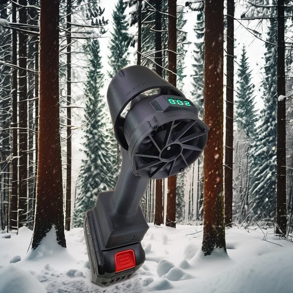 QX-MFLU 50mm Ducted Turbo Jet Fan Violent fan blower Electric Tool Hair Dryer Snow Dust Removal Water Blowing Outdoor Car