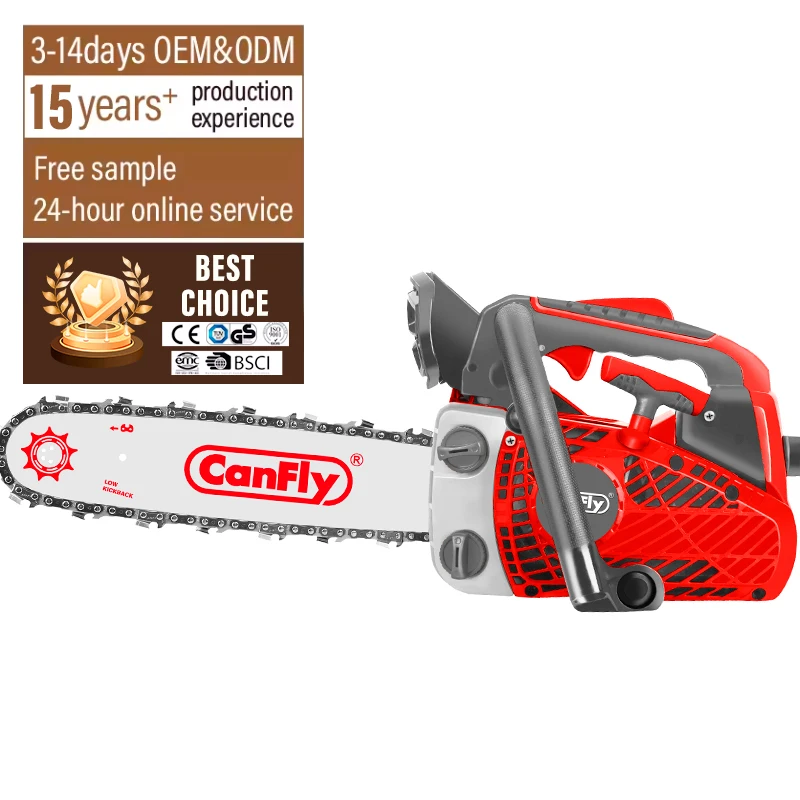 Chinese factory professional flow outdoor New Hot Selling Mini Chainsaw 25.4CC Portable Chainsaw Machine Easy Operated Chainsaw