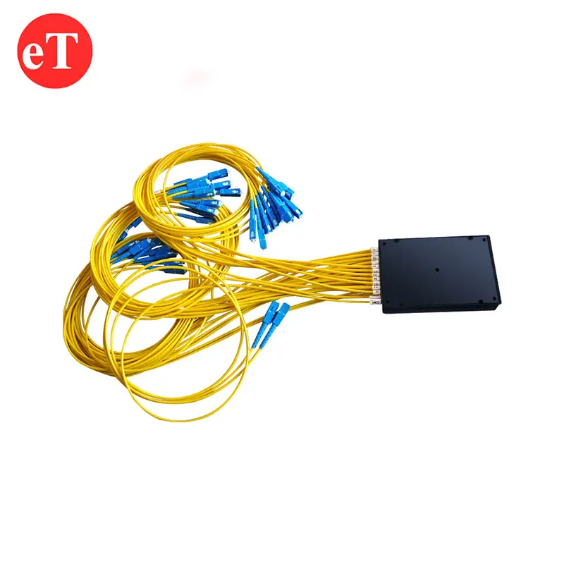 FTTH PON Network CATV 1x32 ABS box Type 1*32 Optical PLC Fiber Optic Splitter