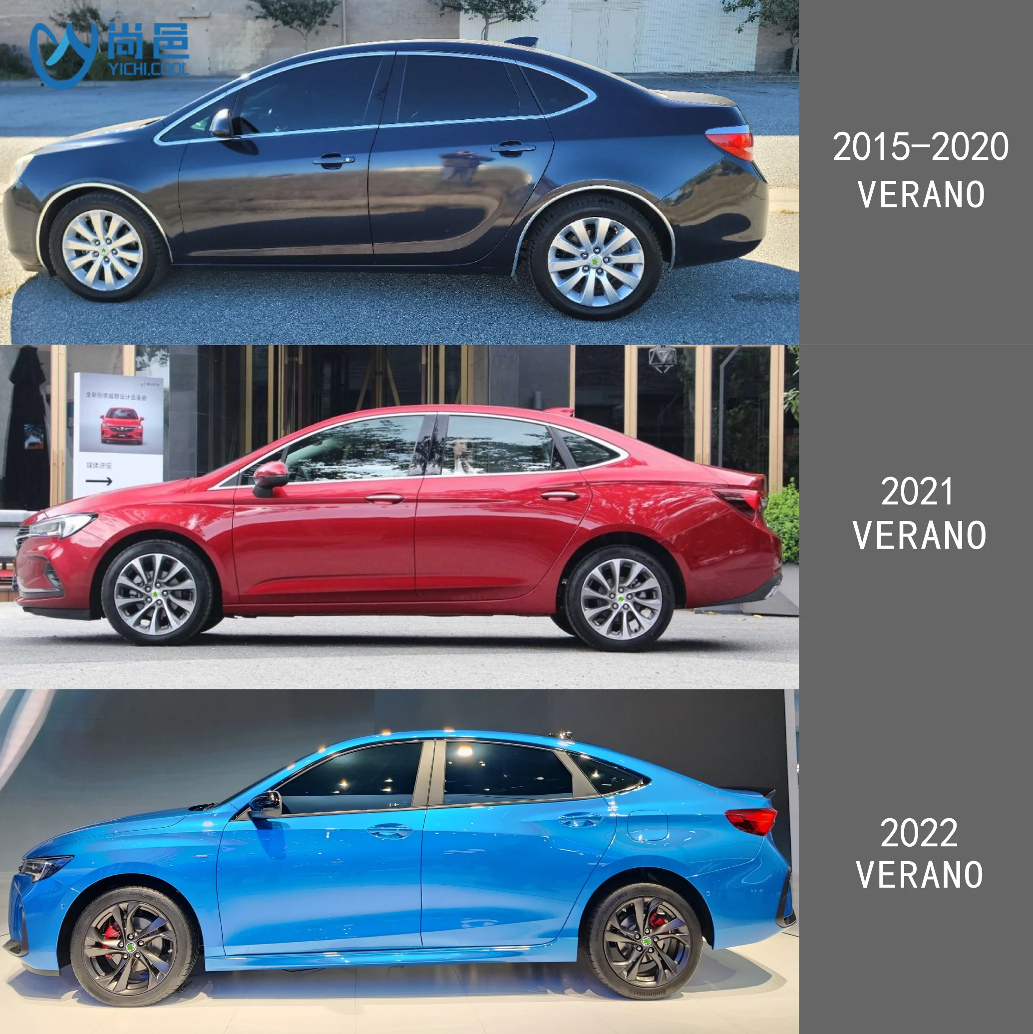 Новый стиль автомобильный козырек для бокового окна автомобиля солнцезащитный защиты от дождя Buick Verano 2015-2022 погодные щиты