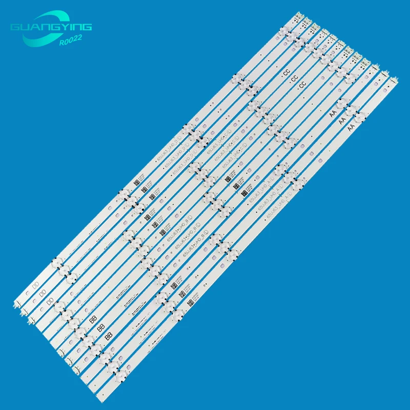 R0022 оригинальный 3V 5 светодиодов 65 дюймов светодиодные полосы для телевизора LG 65UJ630Y 65UJ6300 65UJ630V подсветка SSC _ 65uj63 UHD A/B/C/D