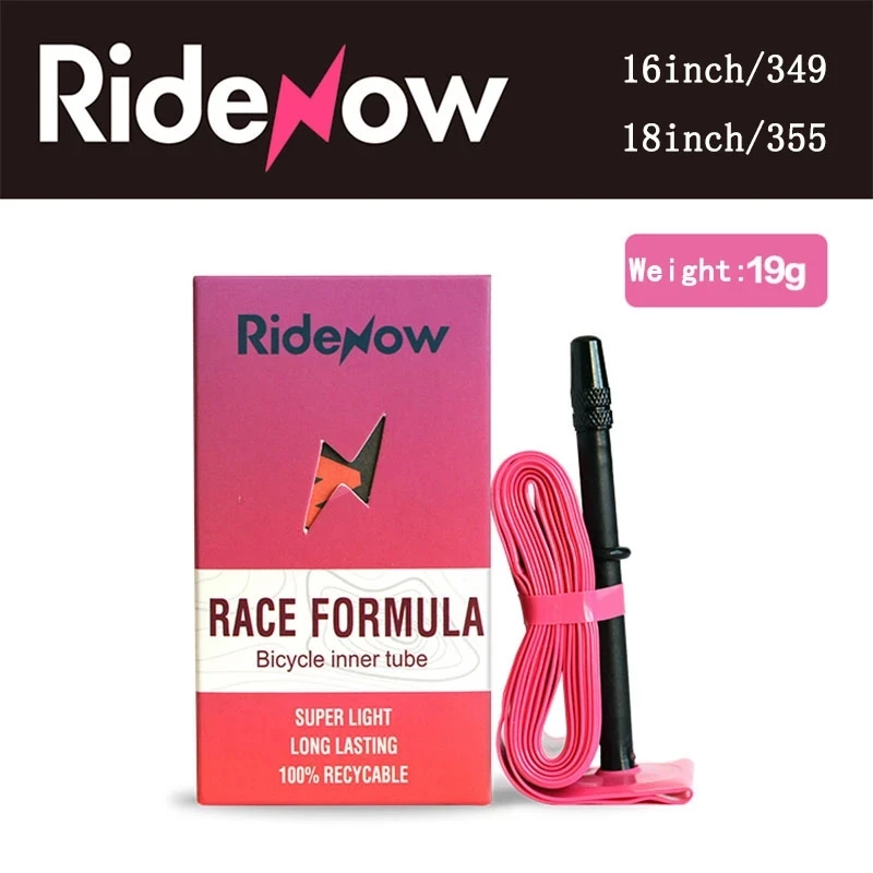 RideNow TPU Bike Inner Tube 349 355 16 x 1-3/8 For Brompton  Bicycle Superlight Tubes 19g