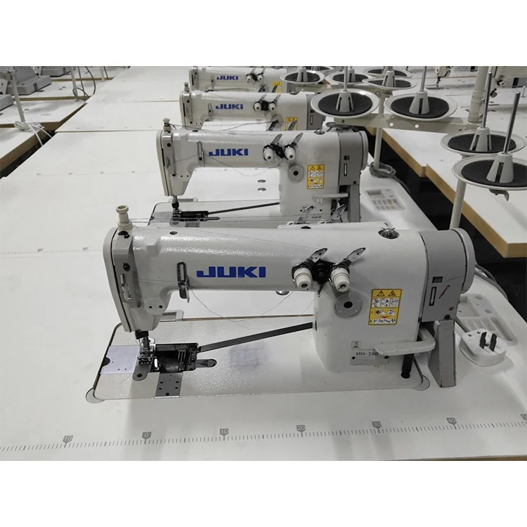 jukis 380 high speed sewing machine double needle chainstitch sewing machine