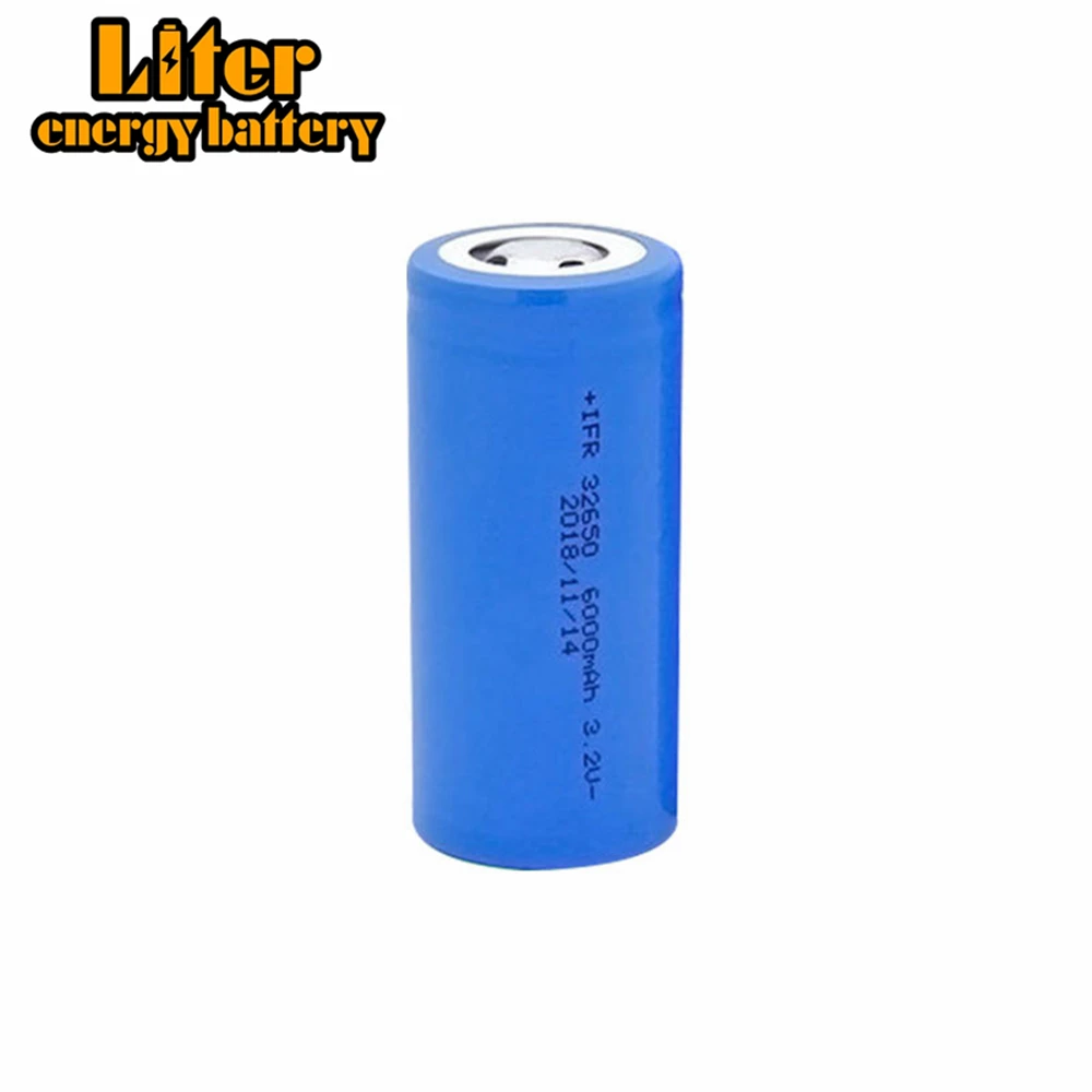 Lifepo4 32650 3 2 v 6000mAh перезаряжаемый цилиндрический 32700 литий-ионный аккумулятор