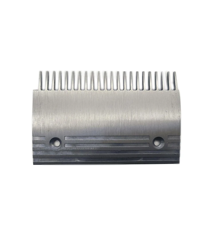 Escalator Part Aluminum Comb Plate Size 202*130mm 22 Teeth Left