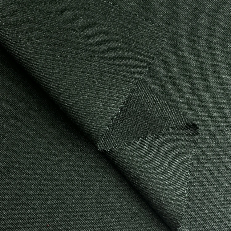 Wrinkle Resistant heavy weight woven viscose/polyester stretch trouser suit fabric