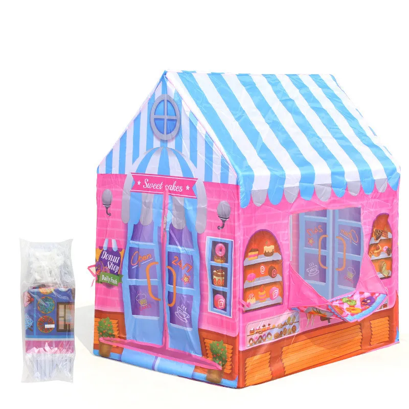 Детские складные игровые палатки для детей, детские комнатные игрушки, Игровая палатка для малышей, для мальчиков и девочек, замок, домик, игровой домик