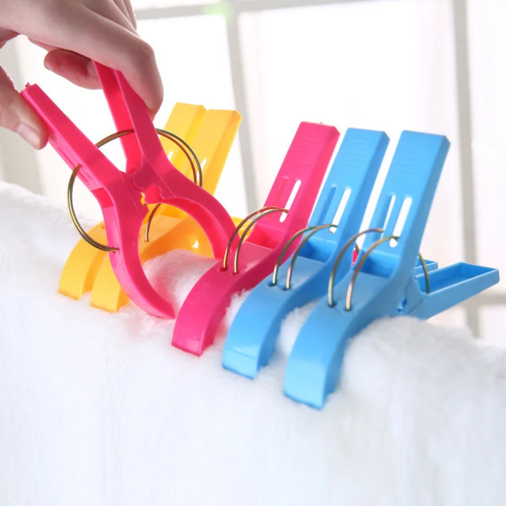 Clips Windproof Pegs Large Clamp For Clothes Beach Towel Home Drying Racks