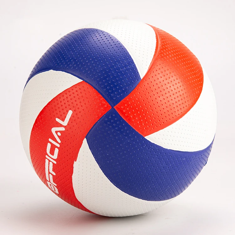 Outdoor Youth Volley Ball Training Colorful Rubber Beach Volleyball