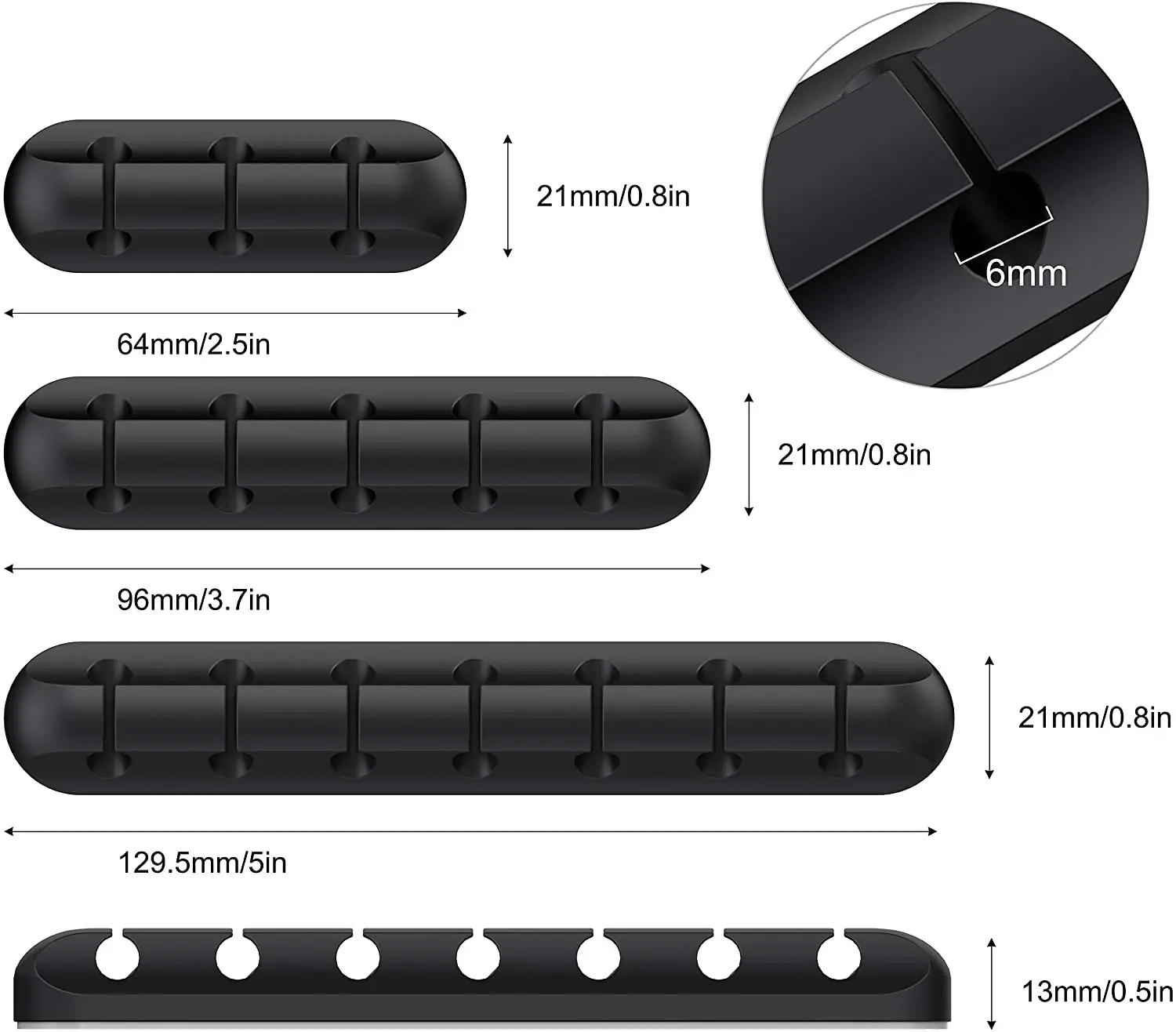 Cable Holder Clips Management Cord Organiser Clips Silicone Self Adhesive for USB Charging Cable Power Cord Mouse Cable Wire PC