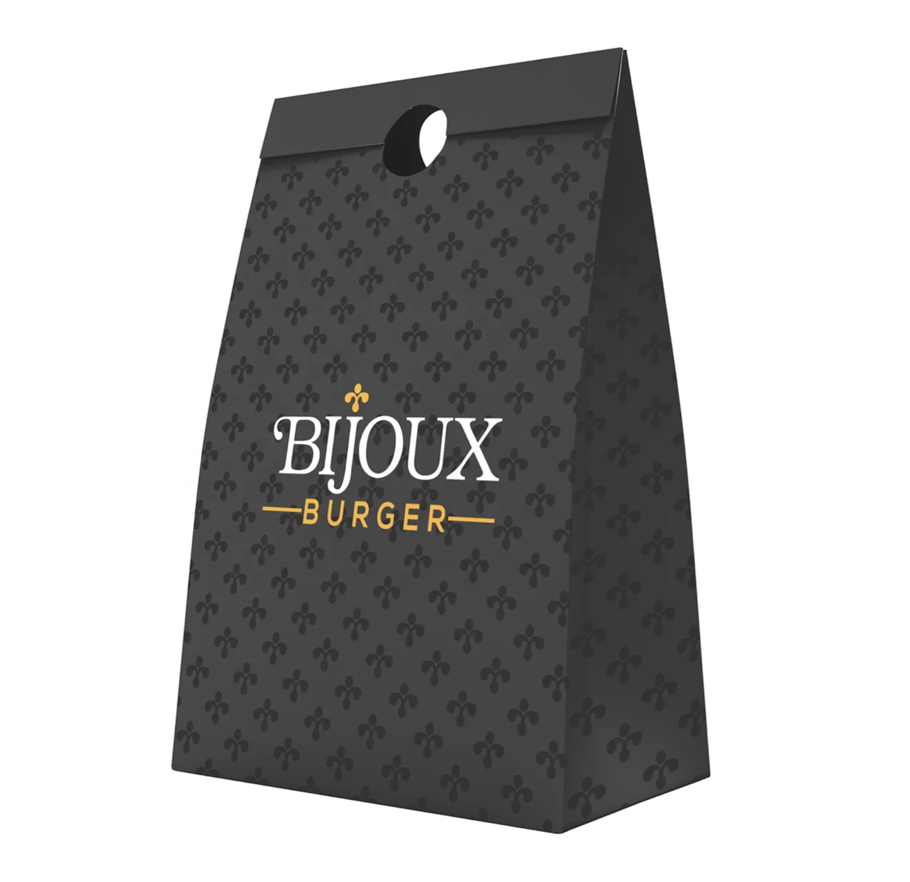 Custom Take Out Noodle Hot Dog Chips Lunch Fast Food Packaging Burger Hamburger Paper Box