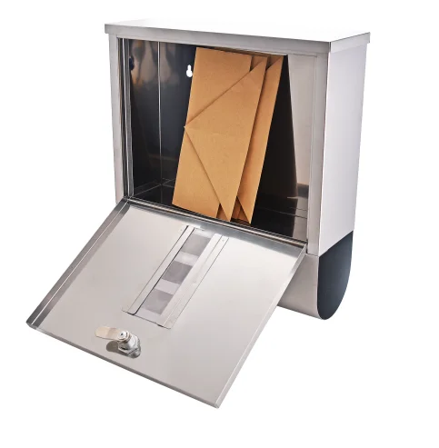 
Mailbox stainless steel 430 Mail Box Post with lock keys 